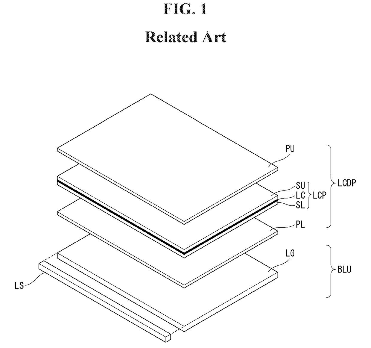 Liquid crystal display having light valve