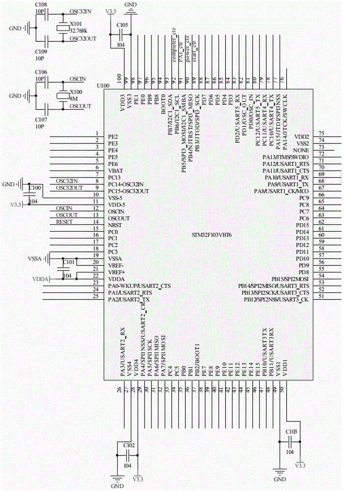 Intermittent control device for overcast machine test