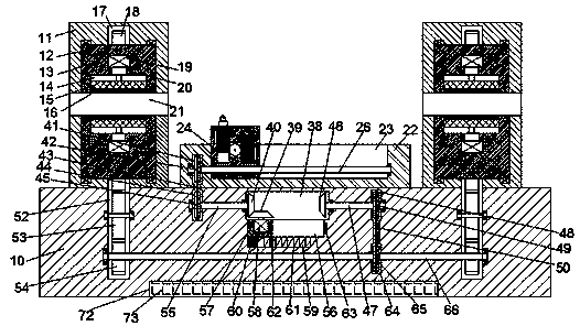 Novel object placing rack