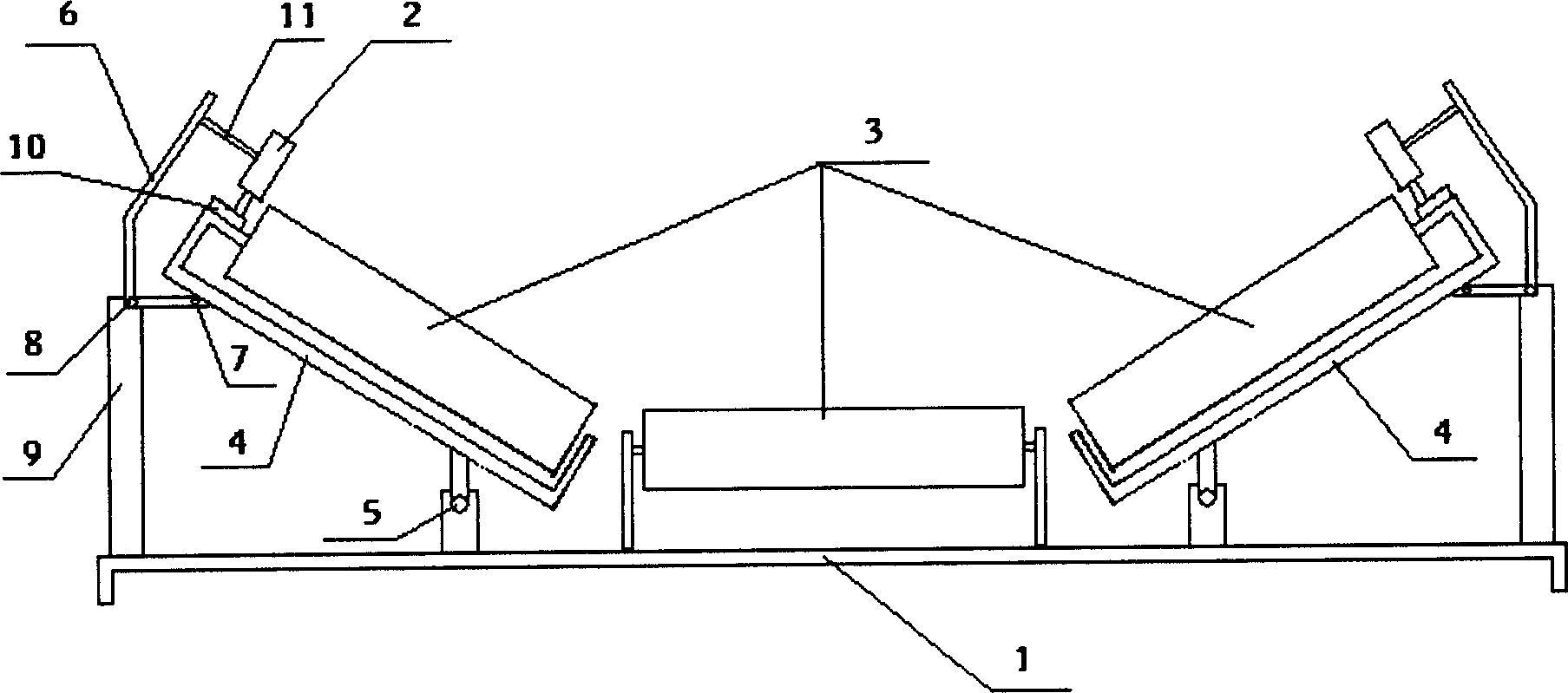 Automatic roller rack corrector