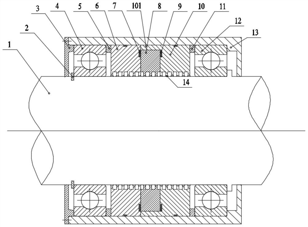 Obliquely magnetized magnetic liquid sealing structure