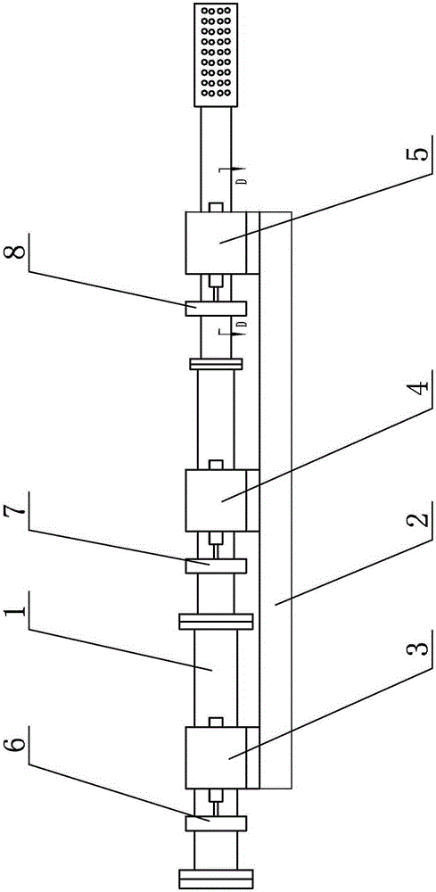 A crash test device