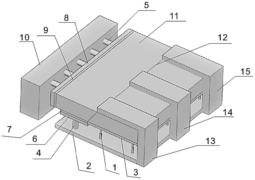 A device for simulating thrust fault rupture