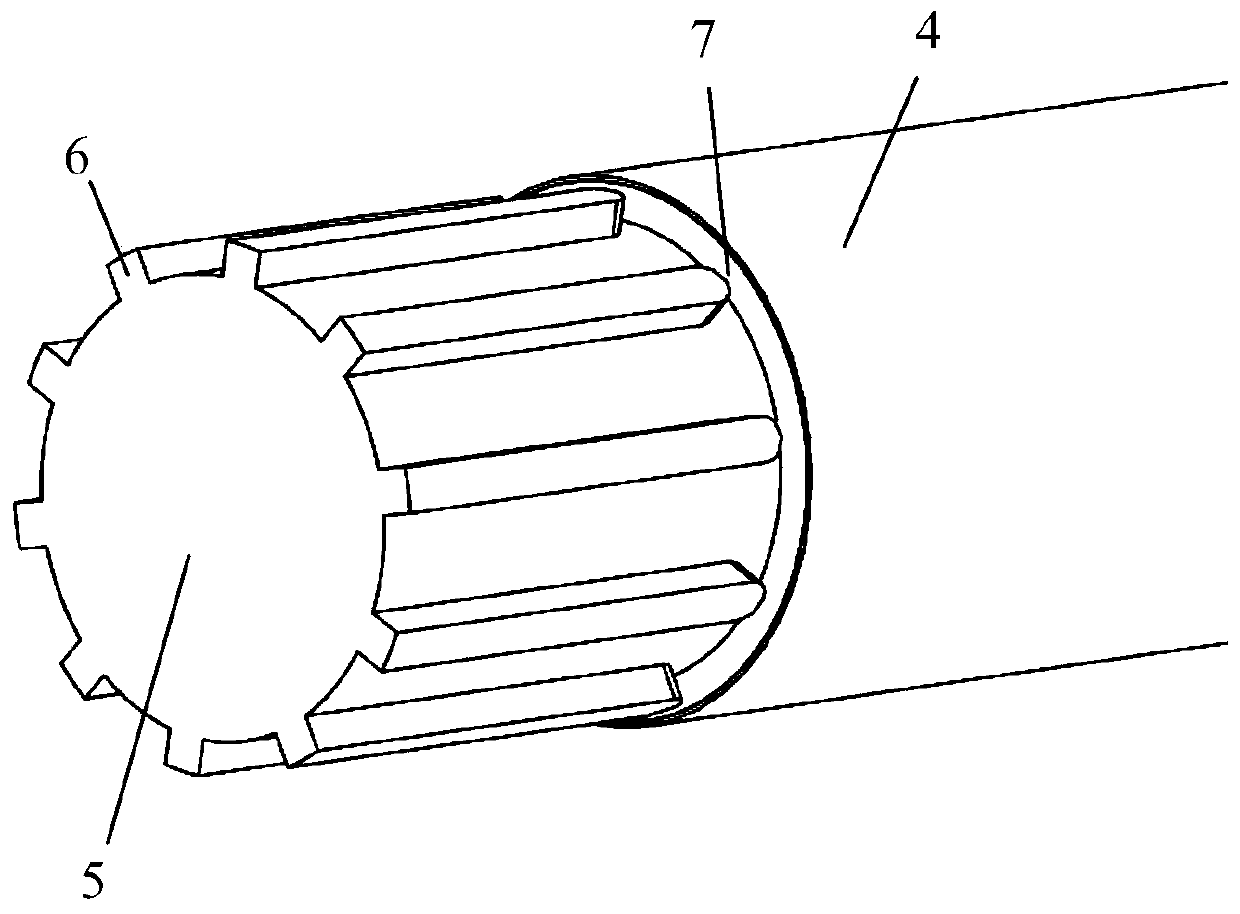 A push system for a self-expanding stent