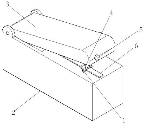 A hand-held sewing machine with shuttle bottom thread and its movement mode