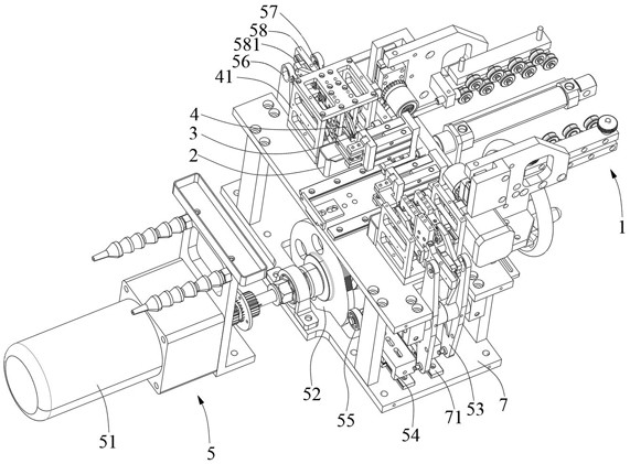 A wire stripping machine for cables