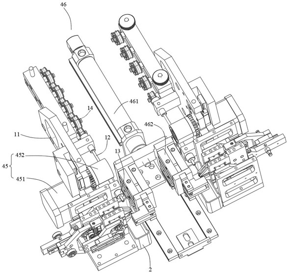 A wire stripping machine for cables