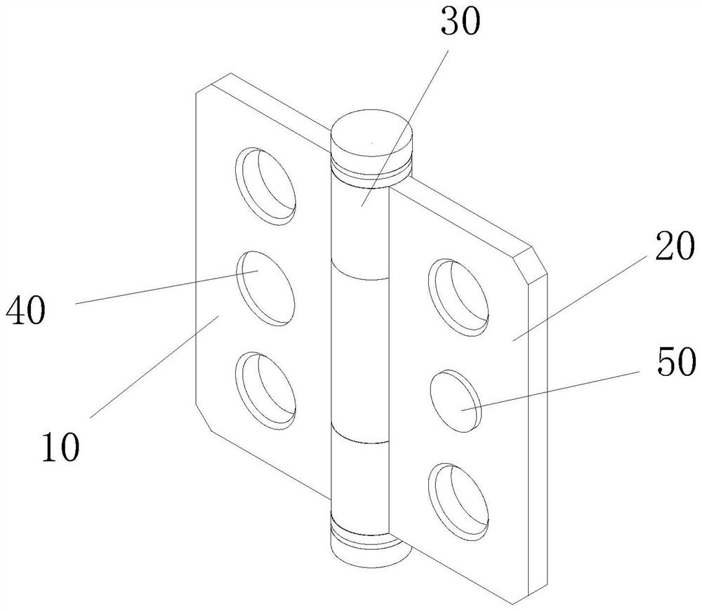 Intelligent safe wireless charging hinge applied to entrance door