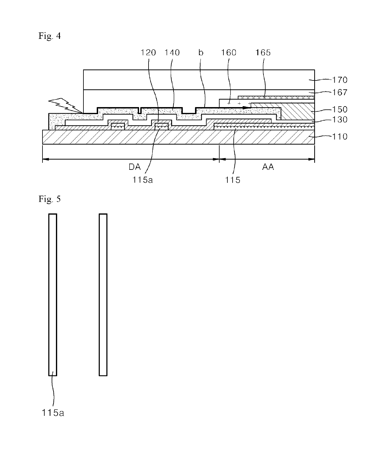 OLED panel for lighting device