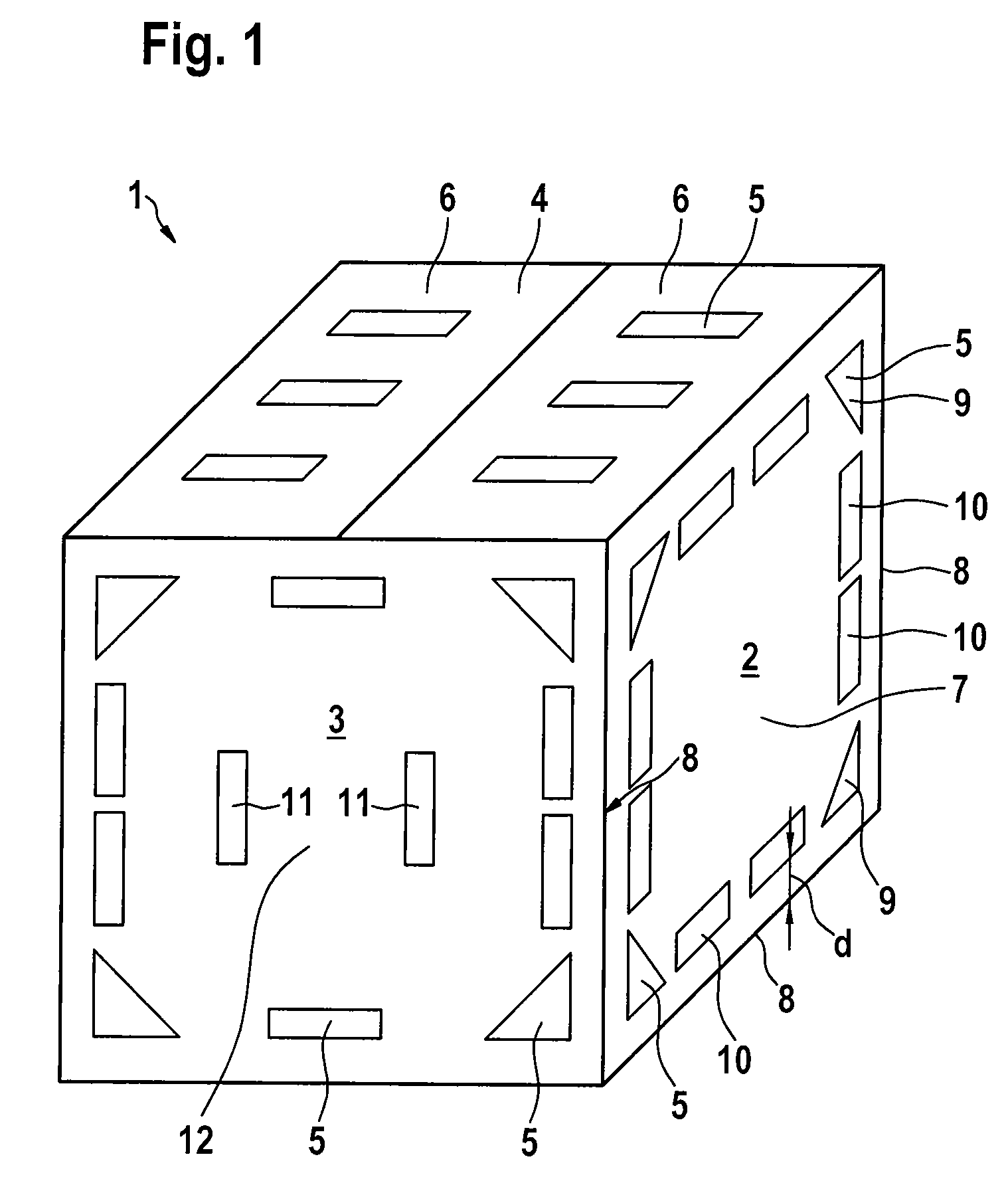 Container for transporting cooled goods