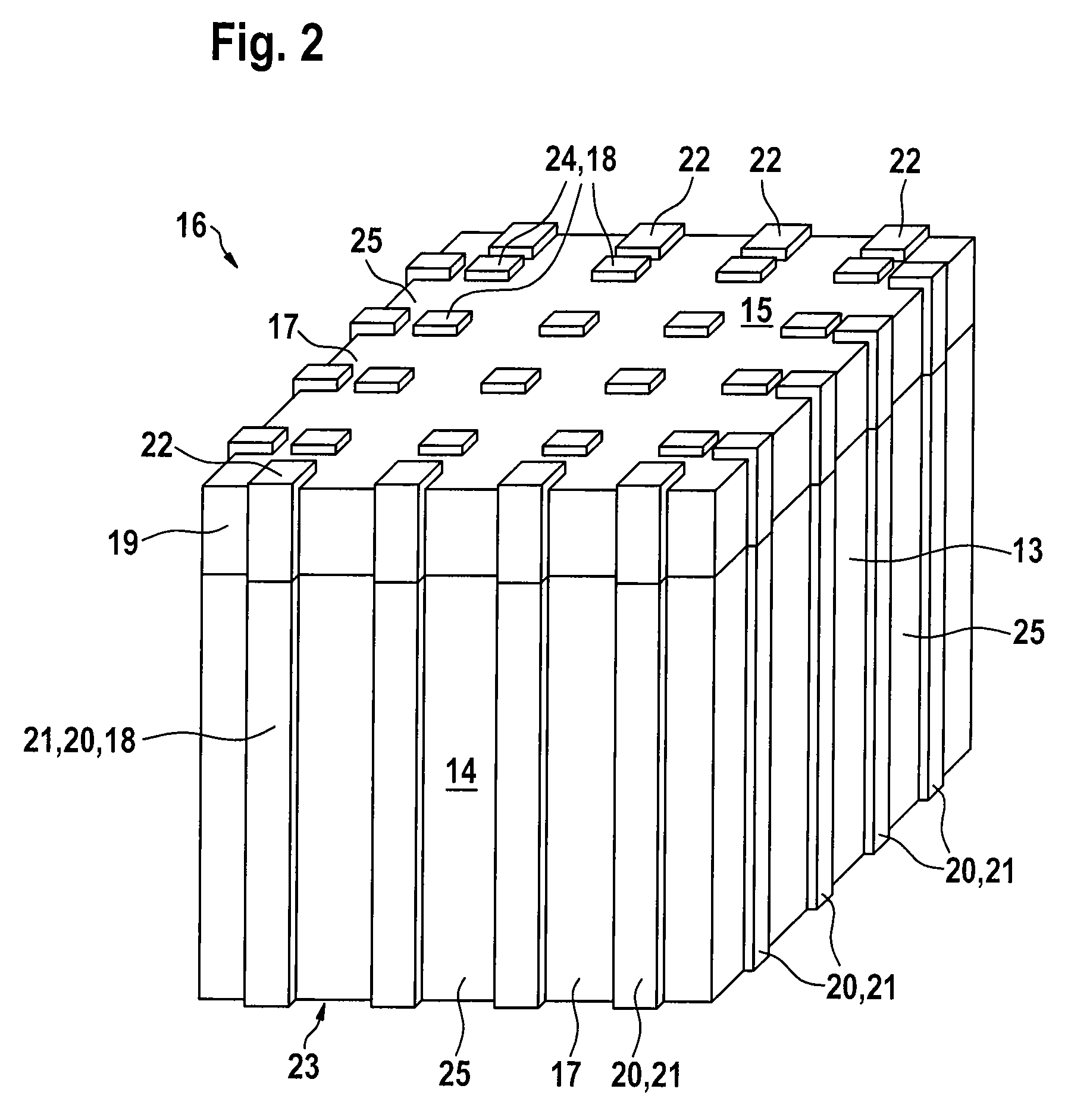 Container for transporting cooled goods