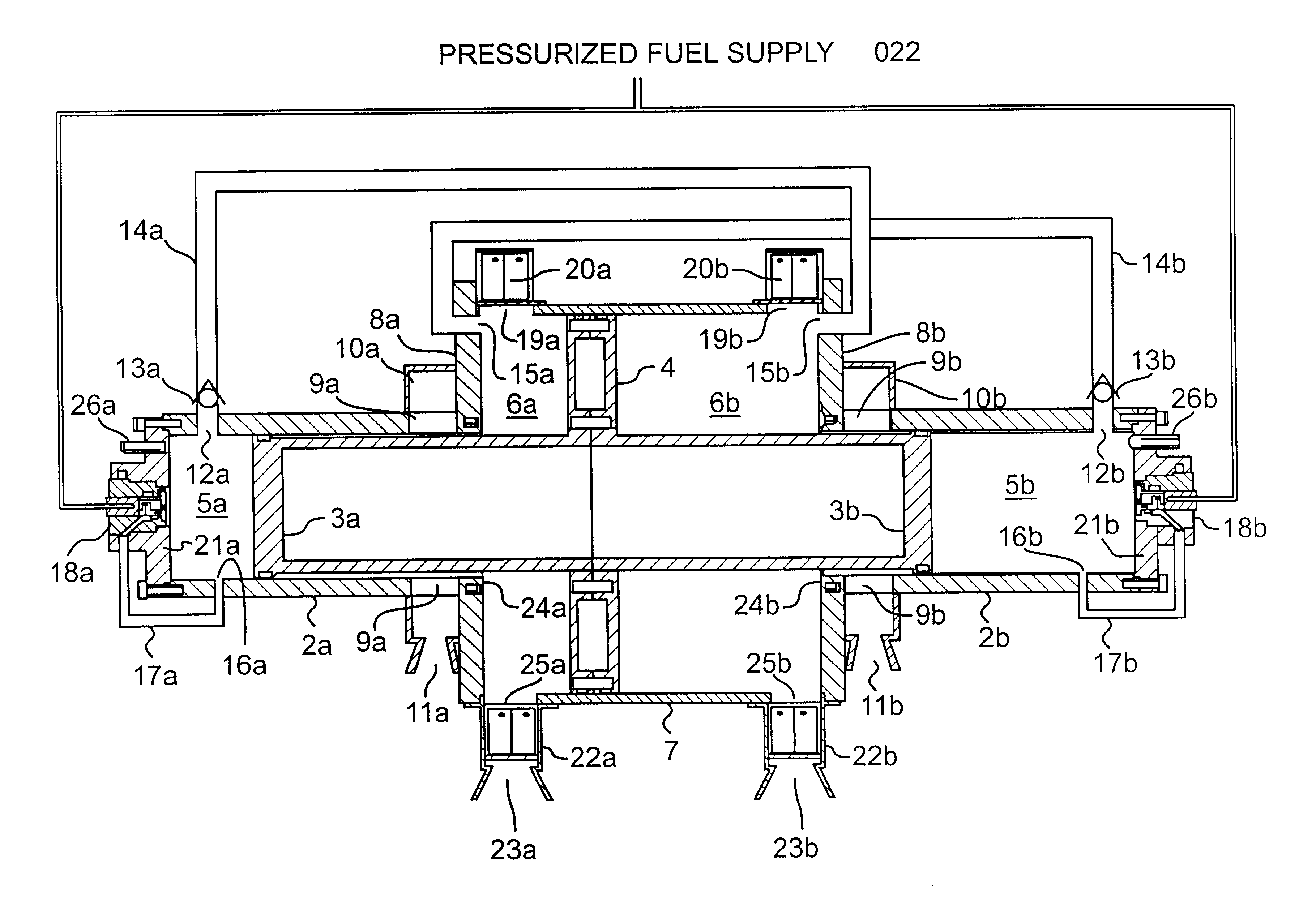 Free piston engine and self-actuated fuel injector therefor