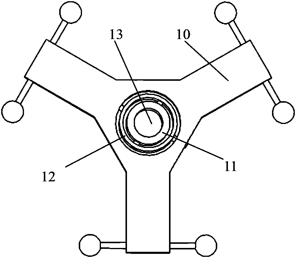 Parallel mechanism capable of realizing three-dimensional translational motion and two-dimensional rotation