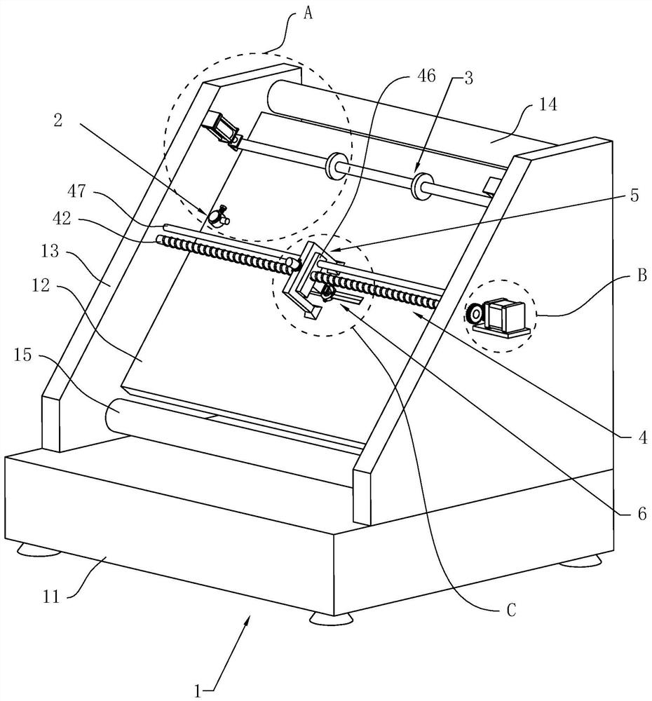 A cloth inspection machine with automatic trimming function