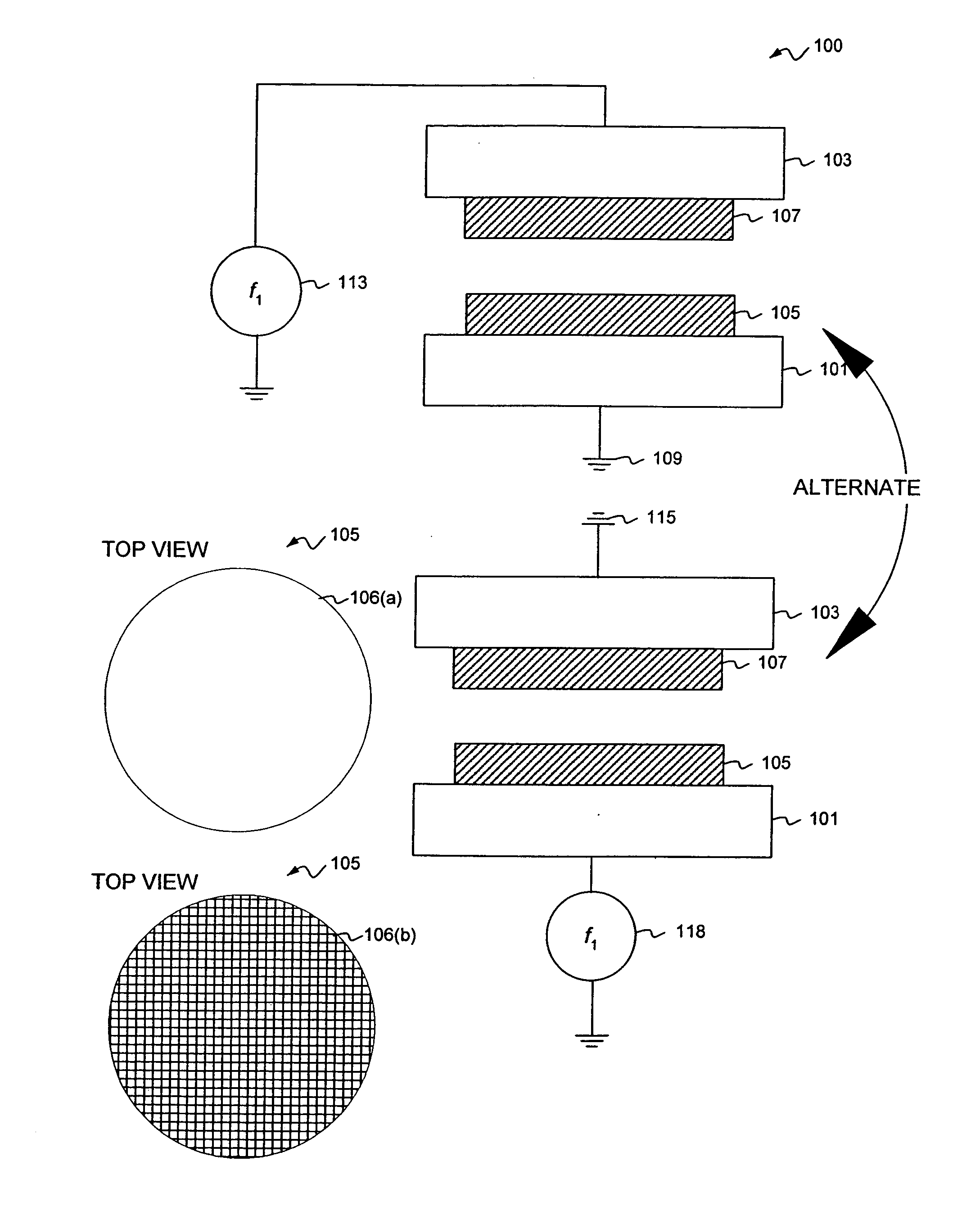 Method and system for source switching and in-situ plasma bonding