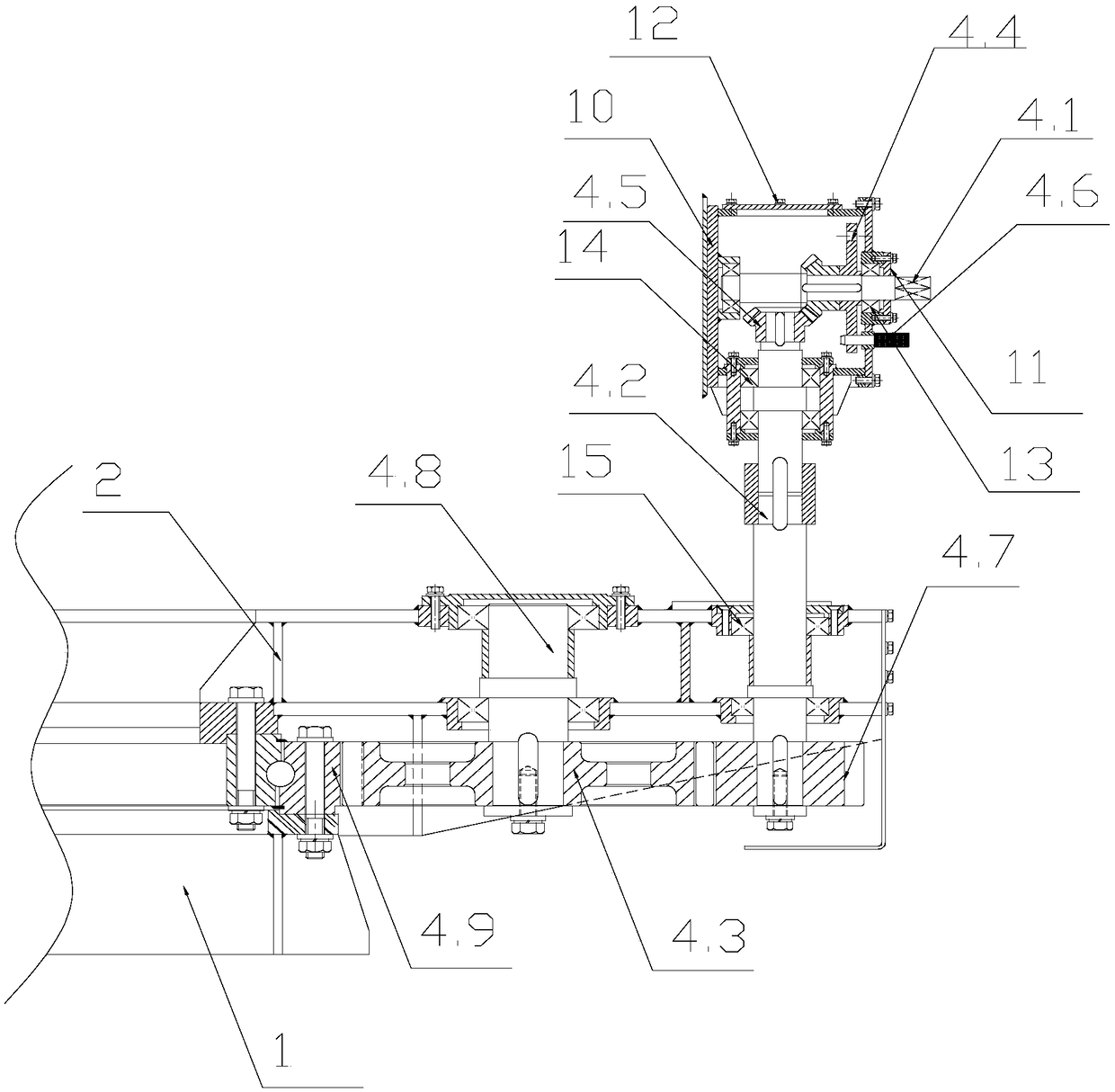 Three drum hydraulic cable winch