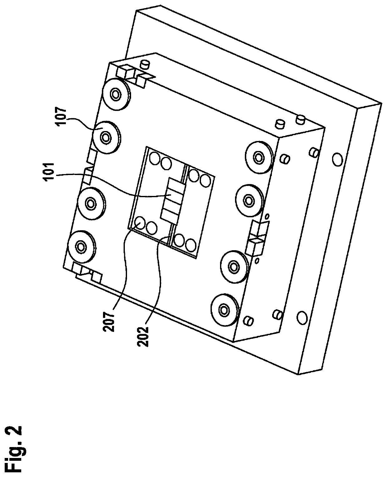 Method for manufacturing camera modules and a camera module array