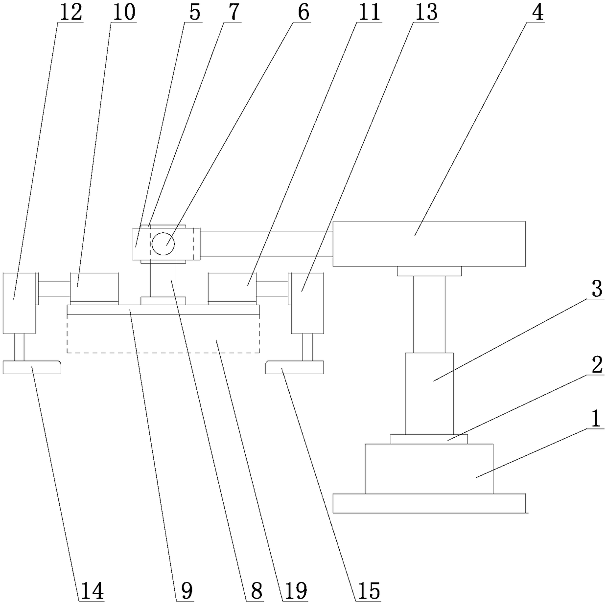 Inner wallboard carrying robot