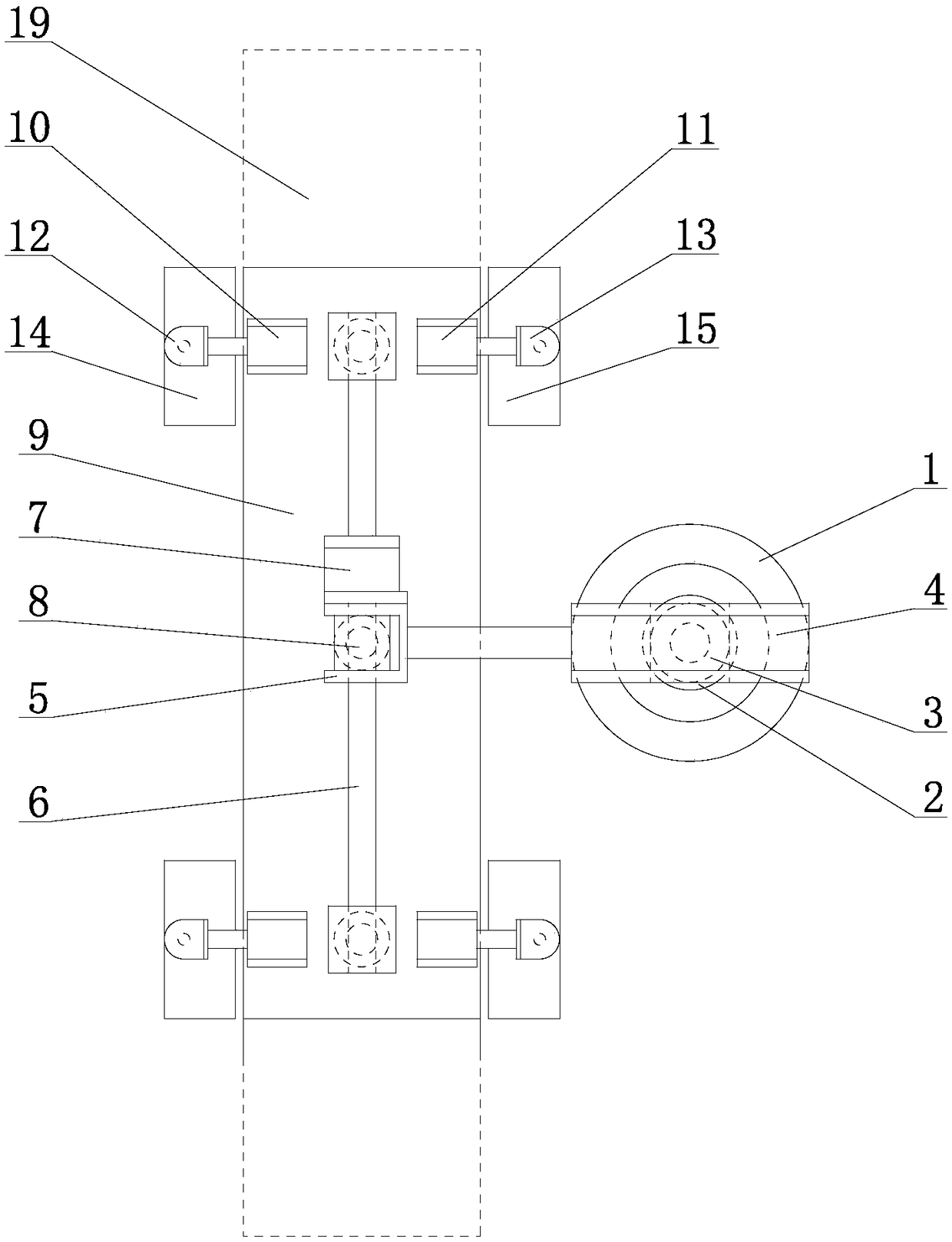 Inner wallboard carrying robot