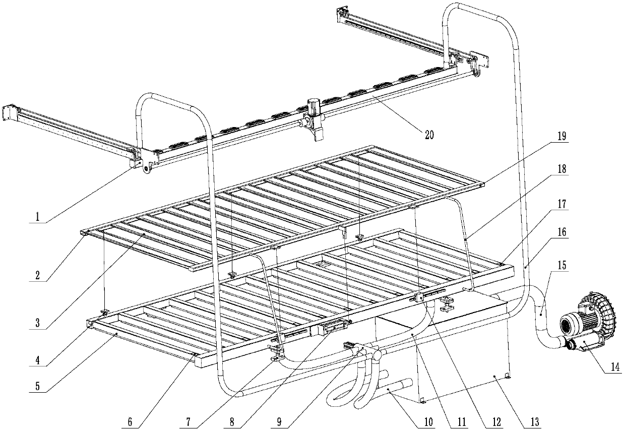 Printer nozzle cleaning and flying ink suction device