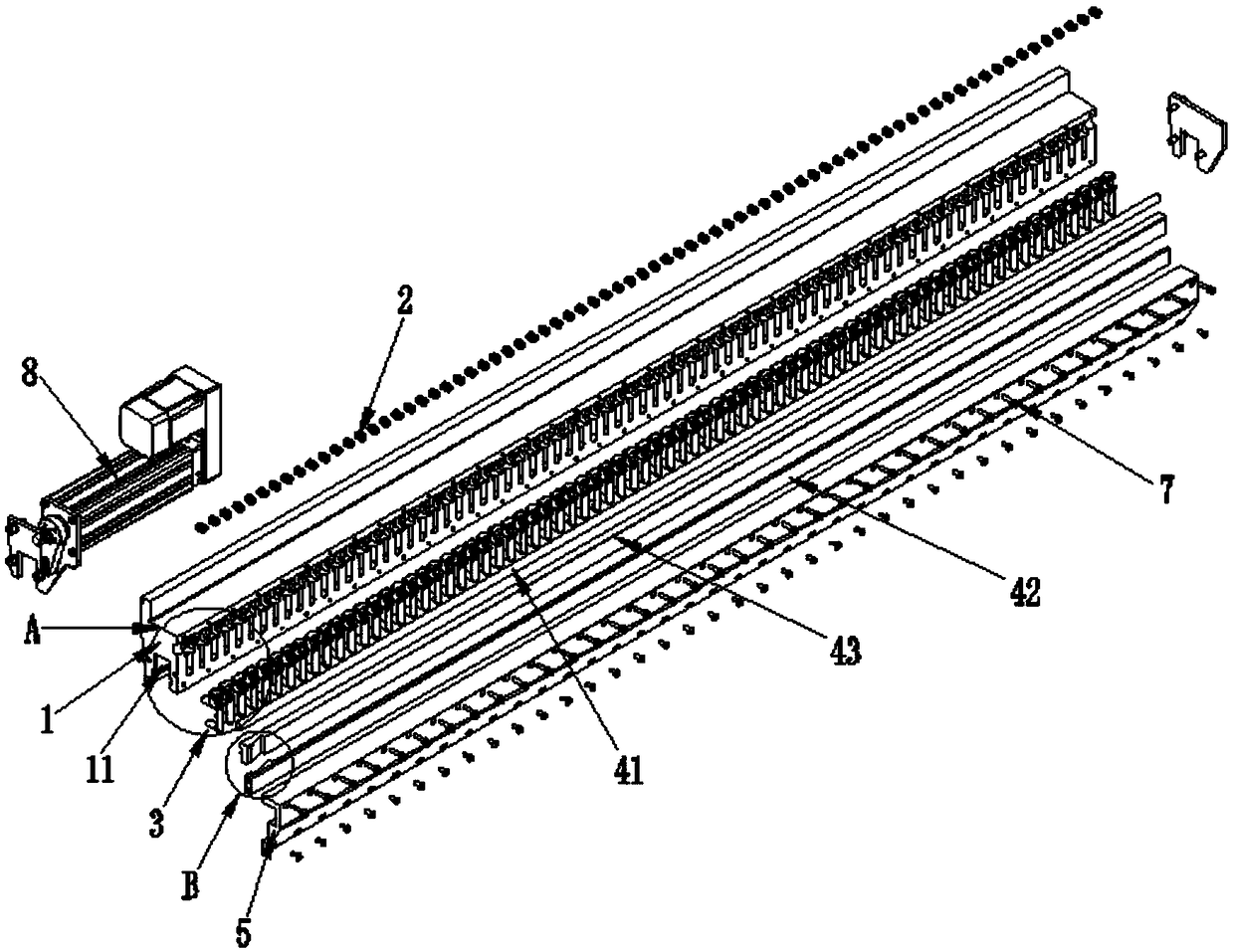 Rapid die clamping system for bending machine