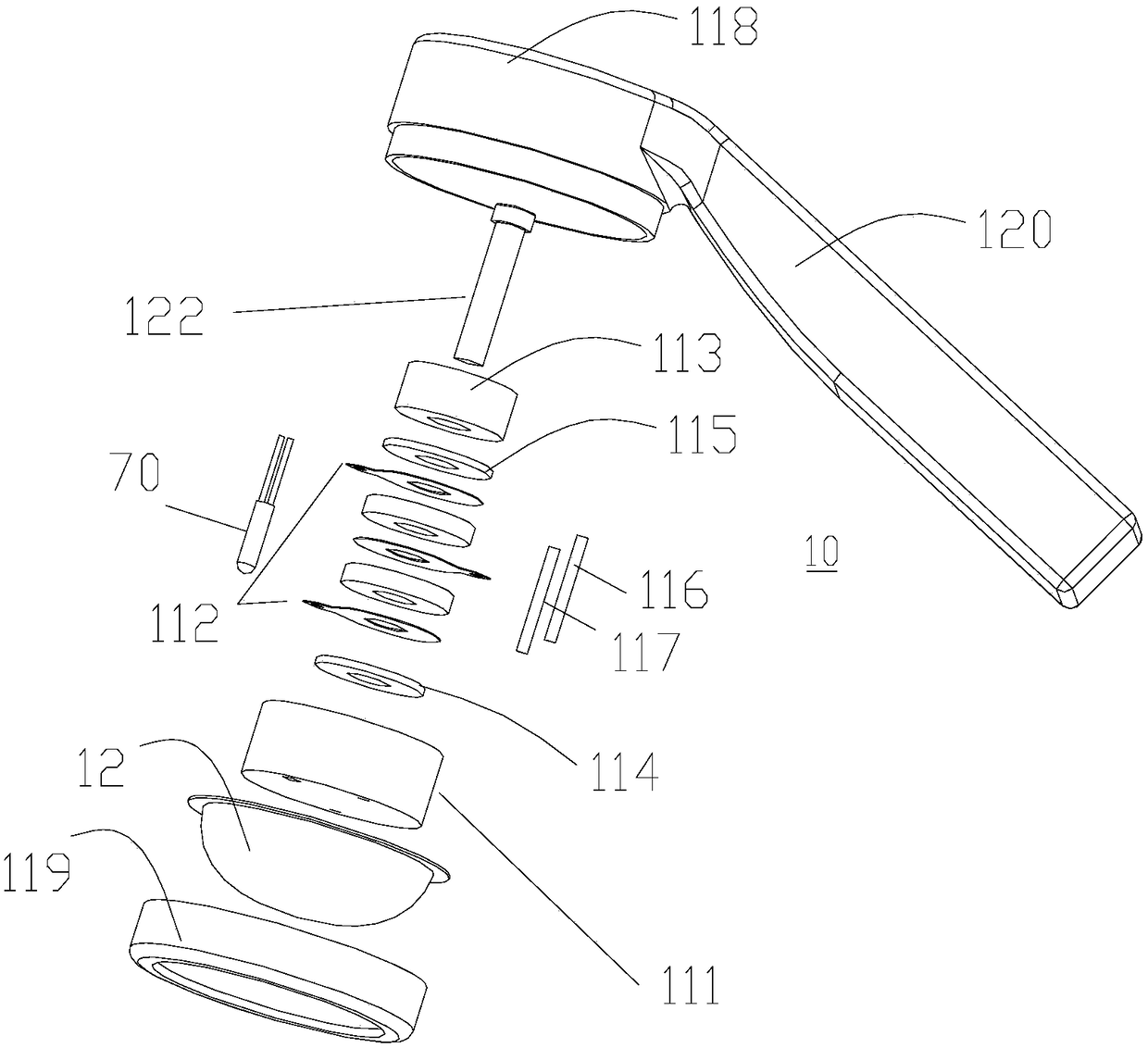 Ultrasonic Physiotherapy Apparatus