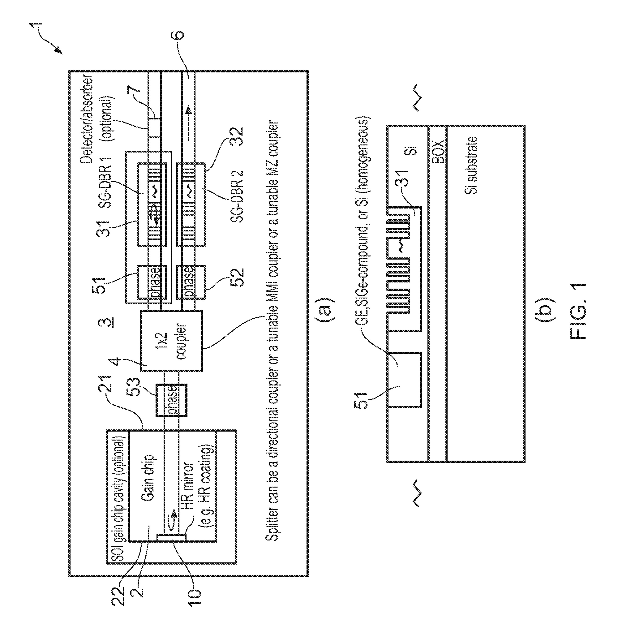 Tunable SOI laser