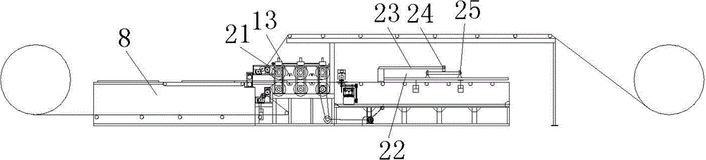 High-strength corrugated composite paperboard production equipment