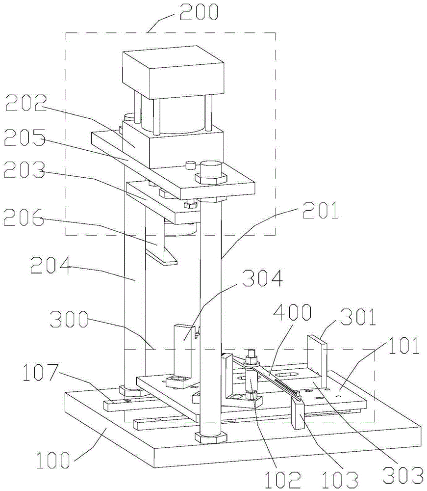 Equipment for assembling front valve and rear valve of mechanism of diaphragm gas meter