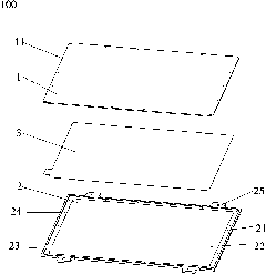 Flat heating device