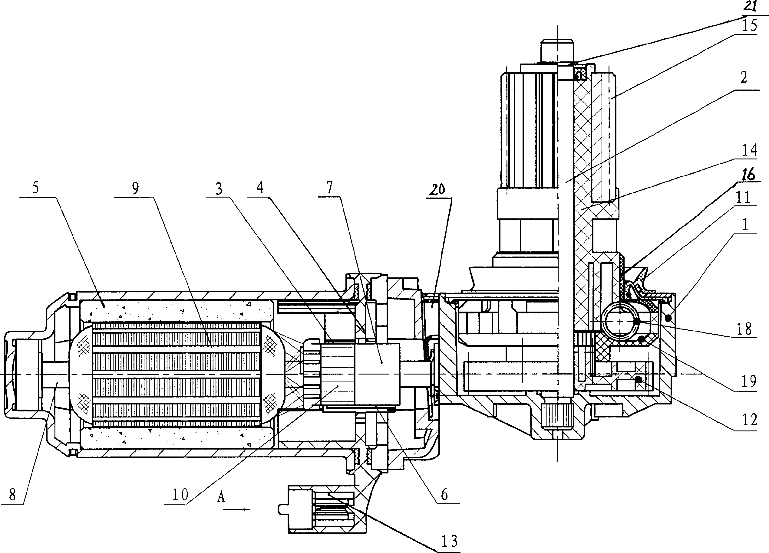 Shifting electric motor