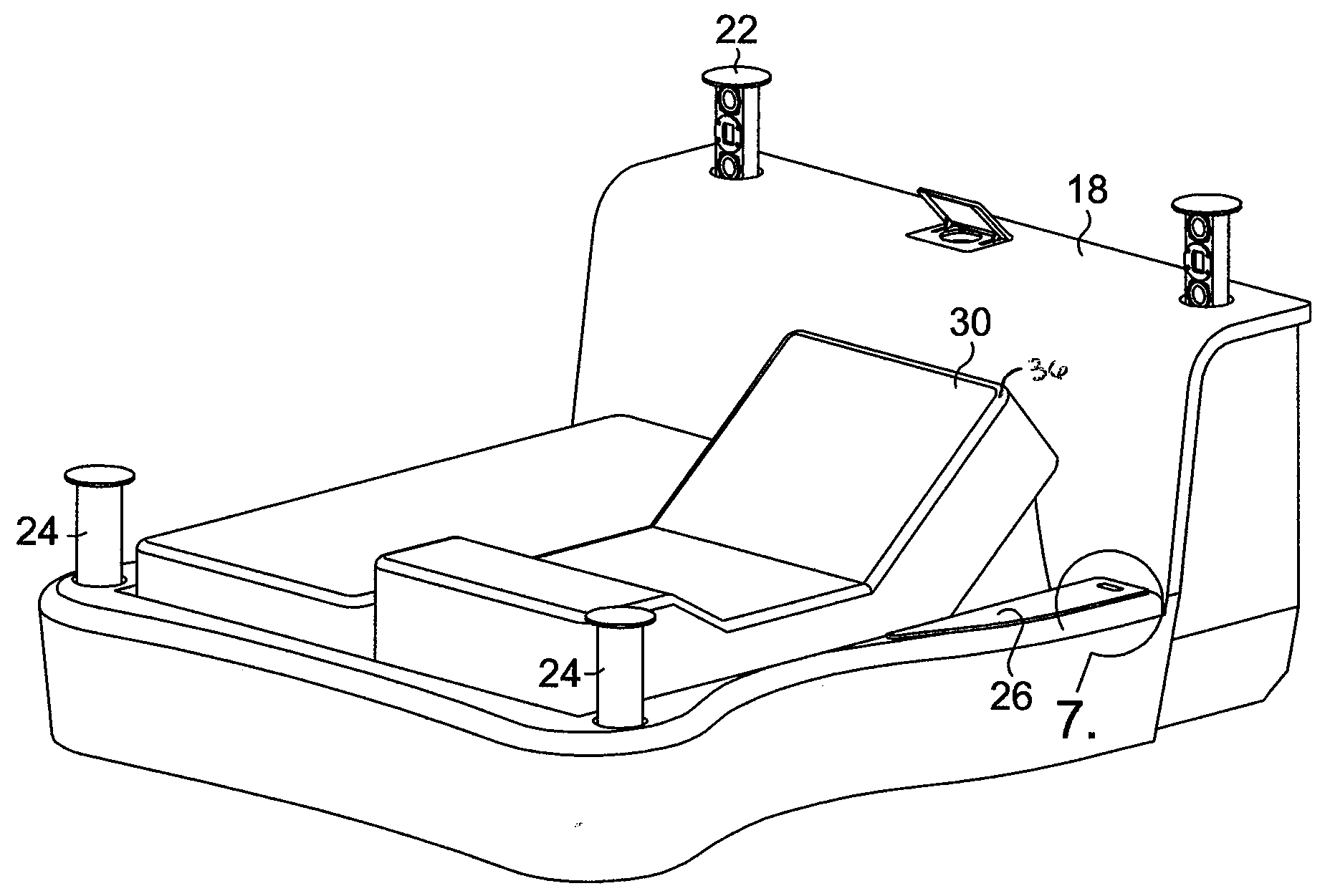 Interactive adjustable media bed providing sleep diagnostics