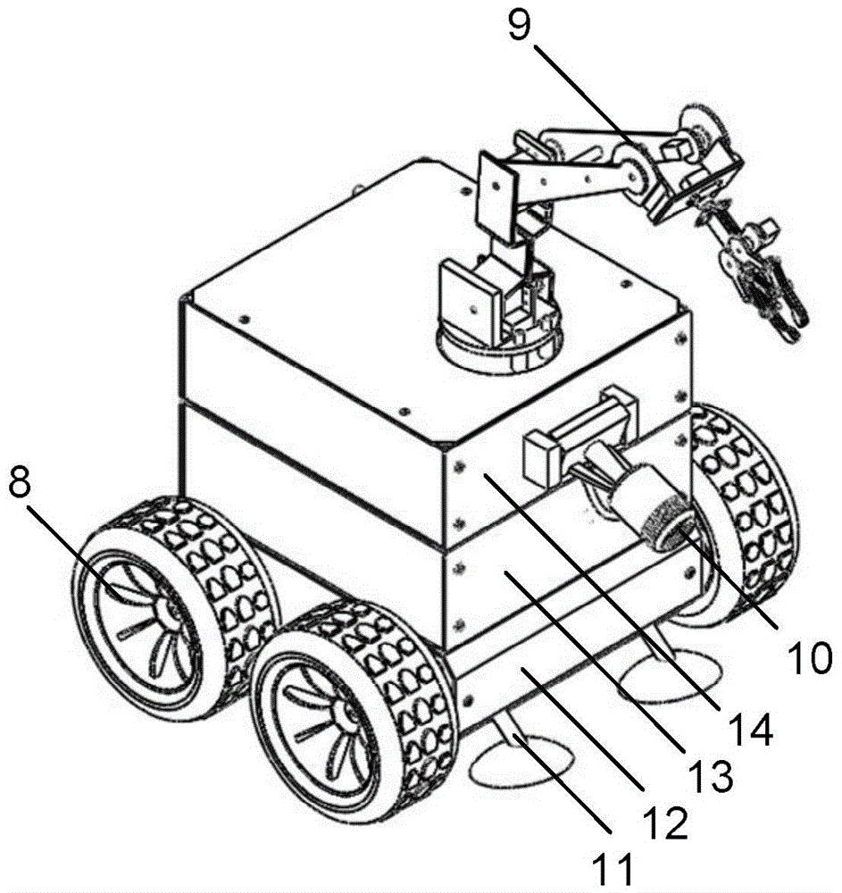 UCOSII-based mine search and rescue system and search and rescue method