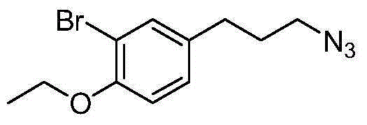 Preparation method of bromine-containing azide