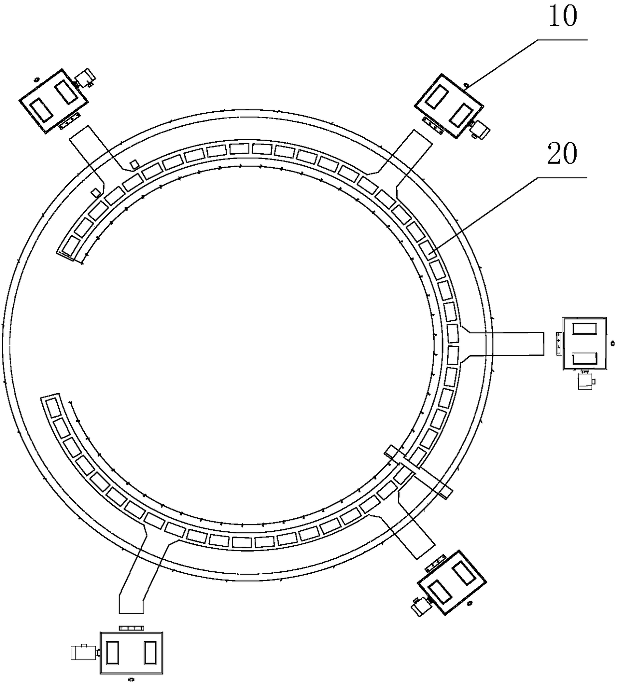 Neural network based temperature control method and system for ring cooler