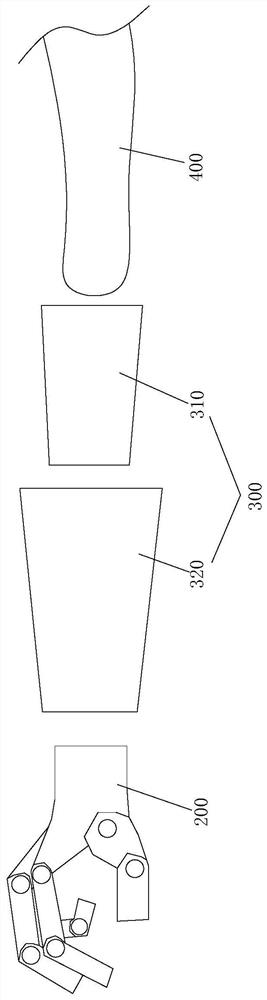 Mechanical artificial limb socket and manufacturing method thereof