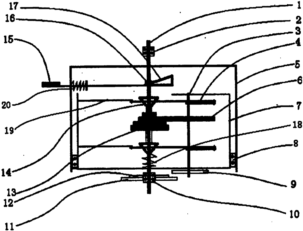 Automatic speed varying device for bicycle