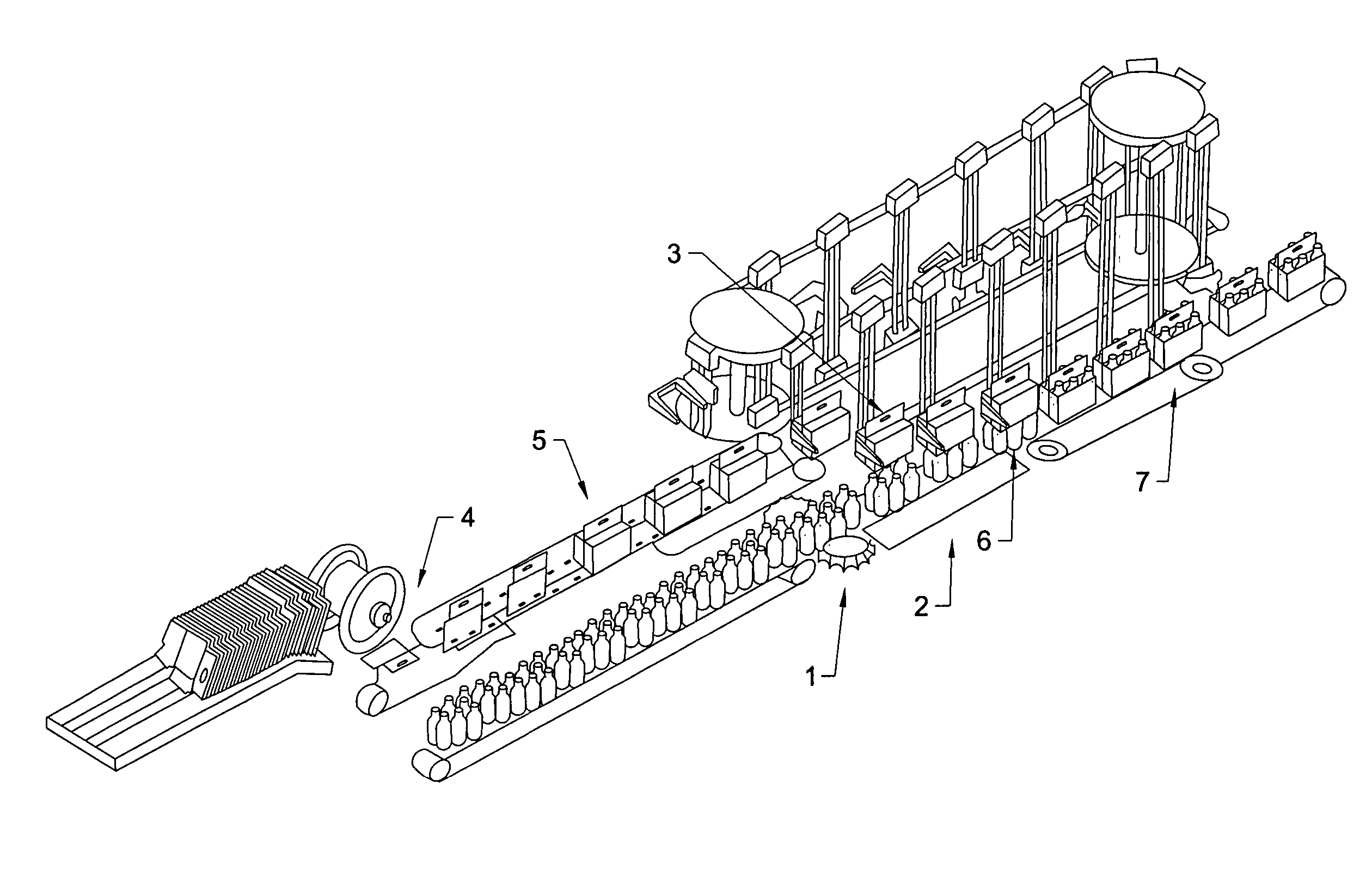 Packaging system having loading carousel