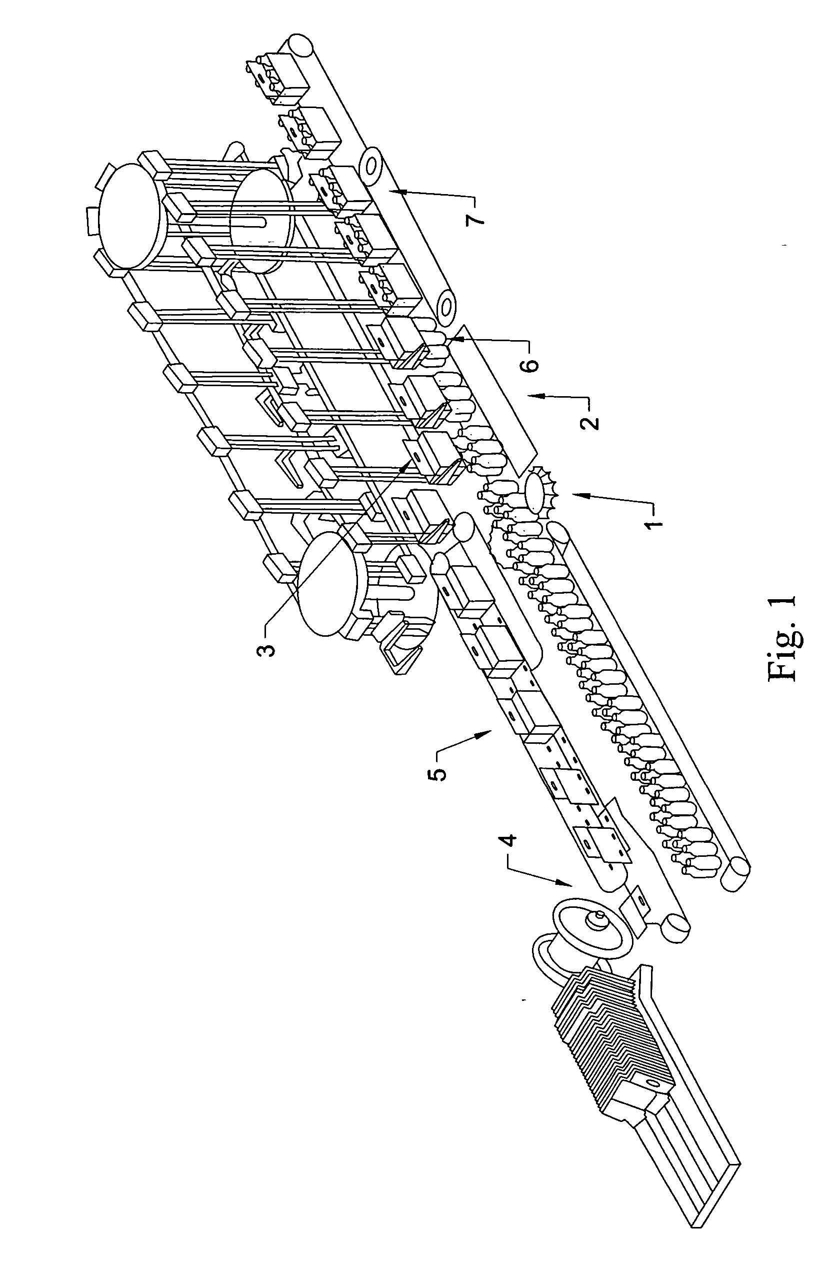 Packaging system having loading carousel