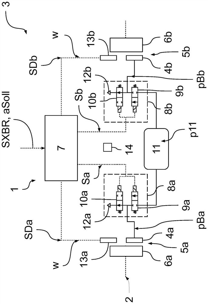 Method for training switching parameters of a magnetic control valve in a vehicle braking system and braking system