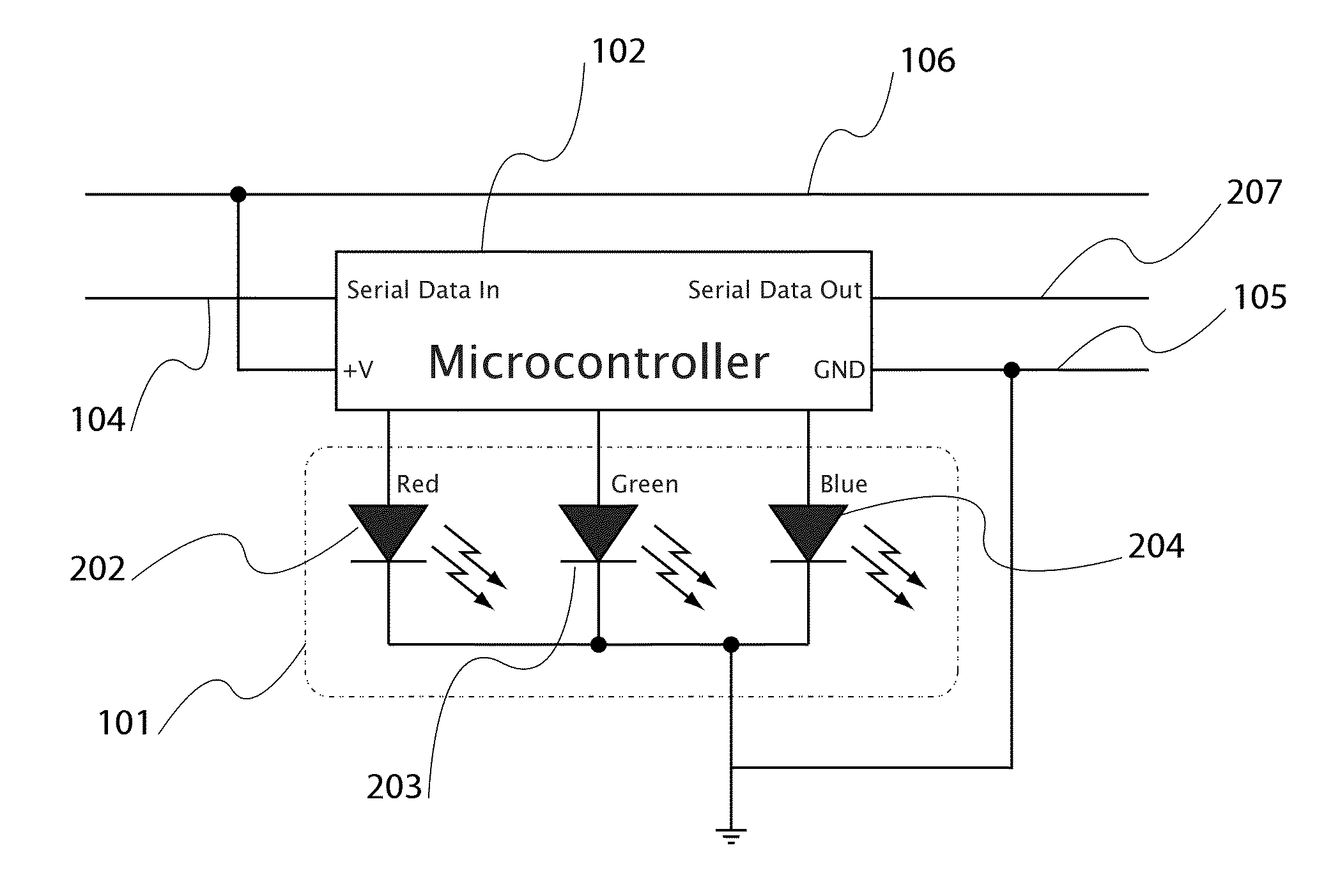 Animated light string system