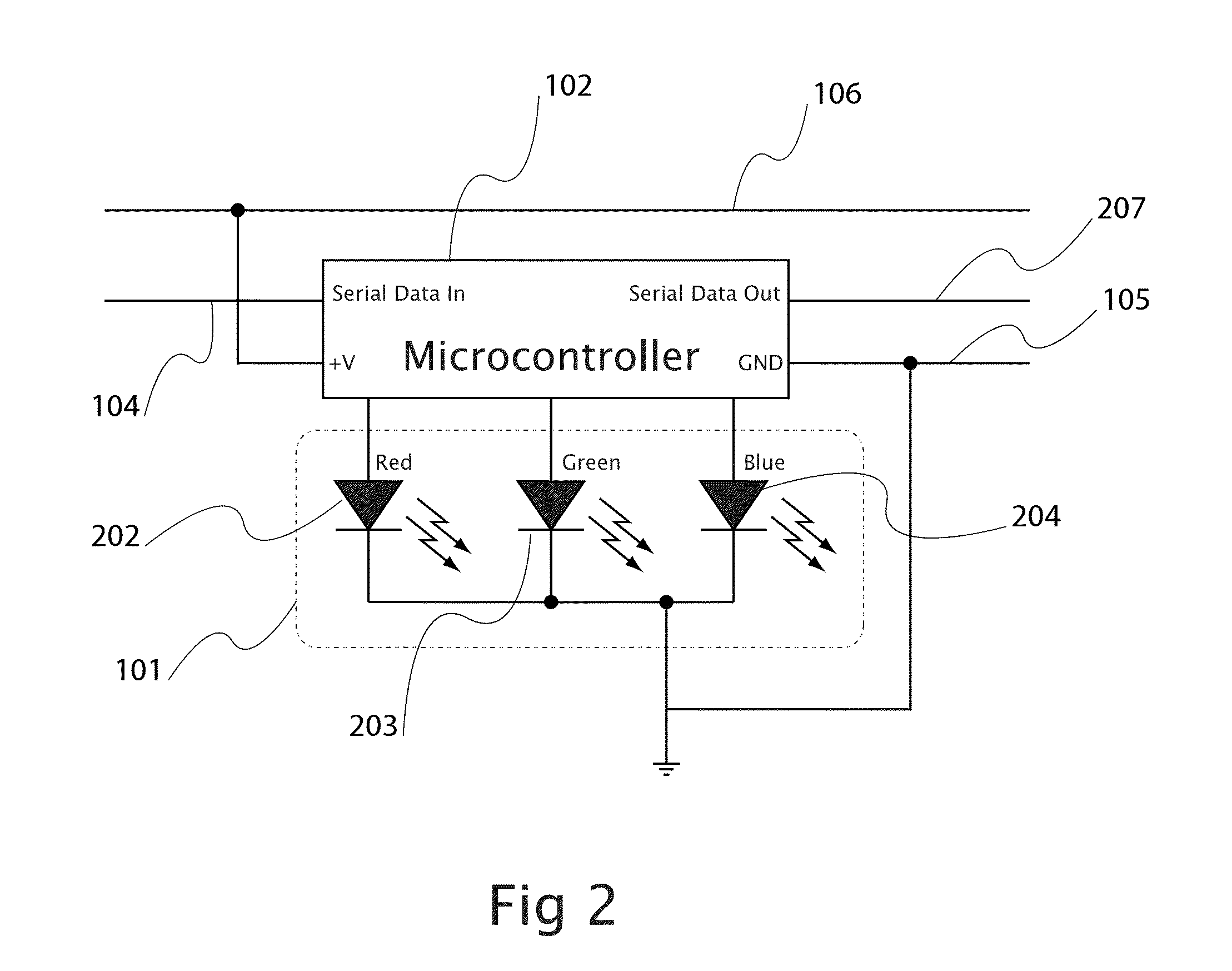 Animated light string system