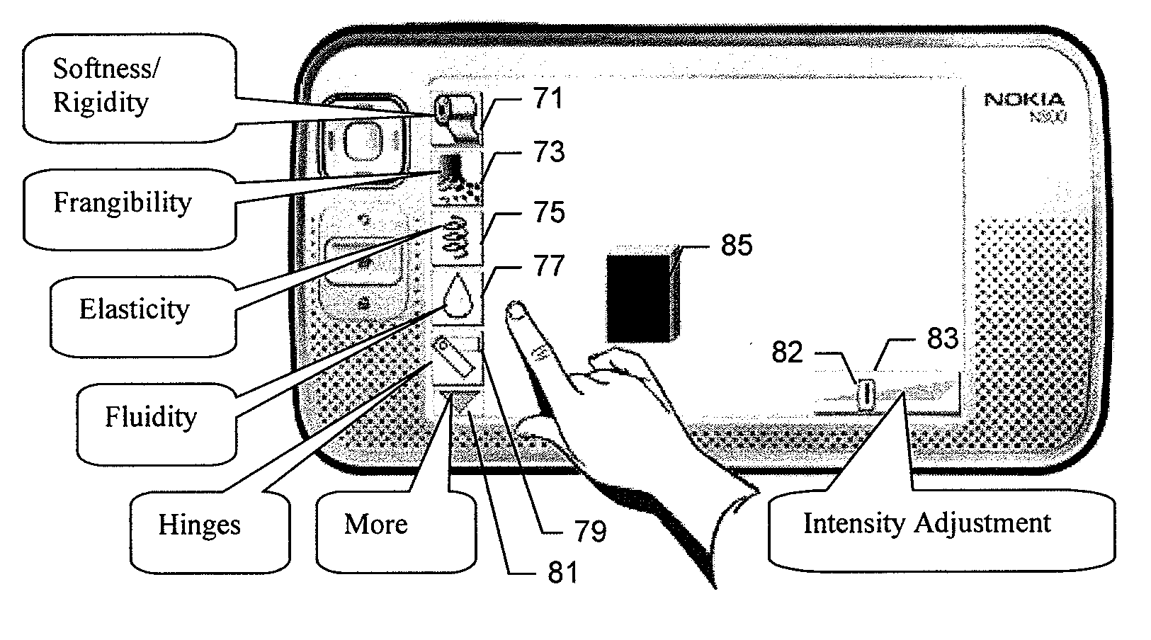 Method, apparatus and computer program product for creating graphical objects with desired physical features for usage in animation