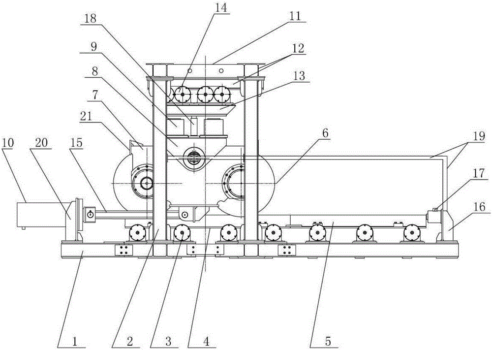 Comprehensive laboratory examination device for anti-wind brake product of crane