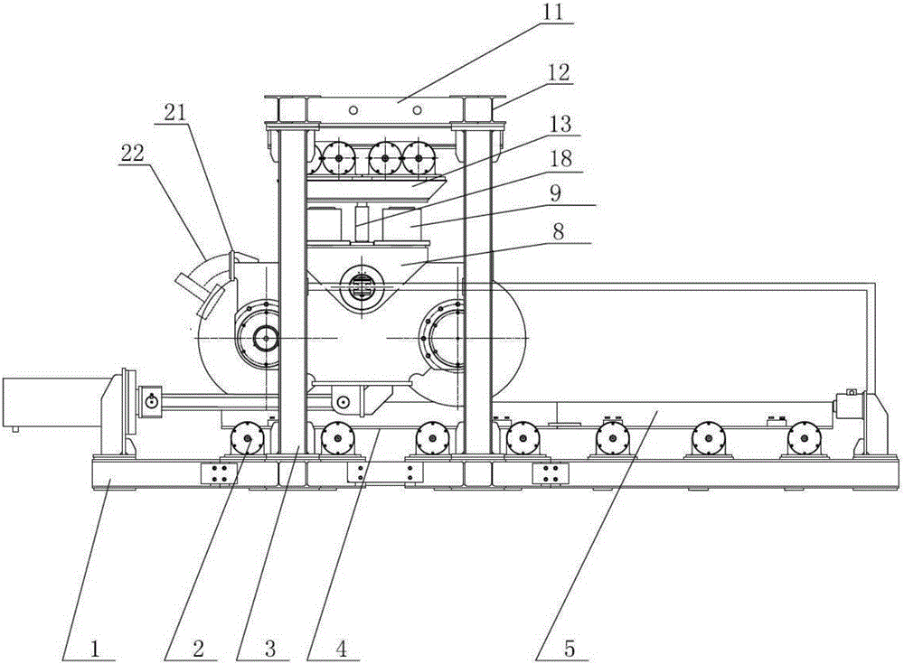 Comprehensive laboratory examination device for anti-wind brake product of crane