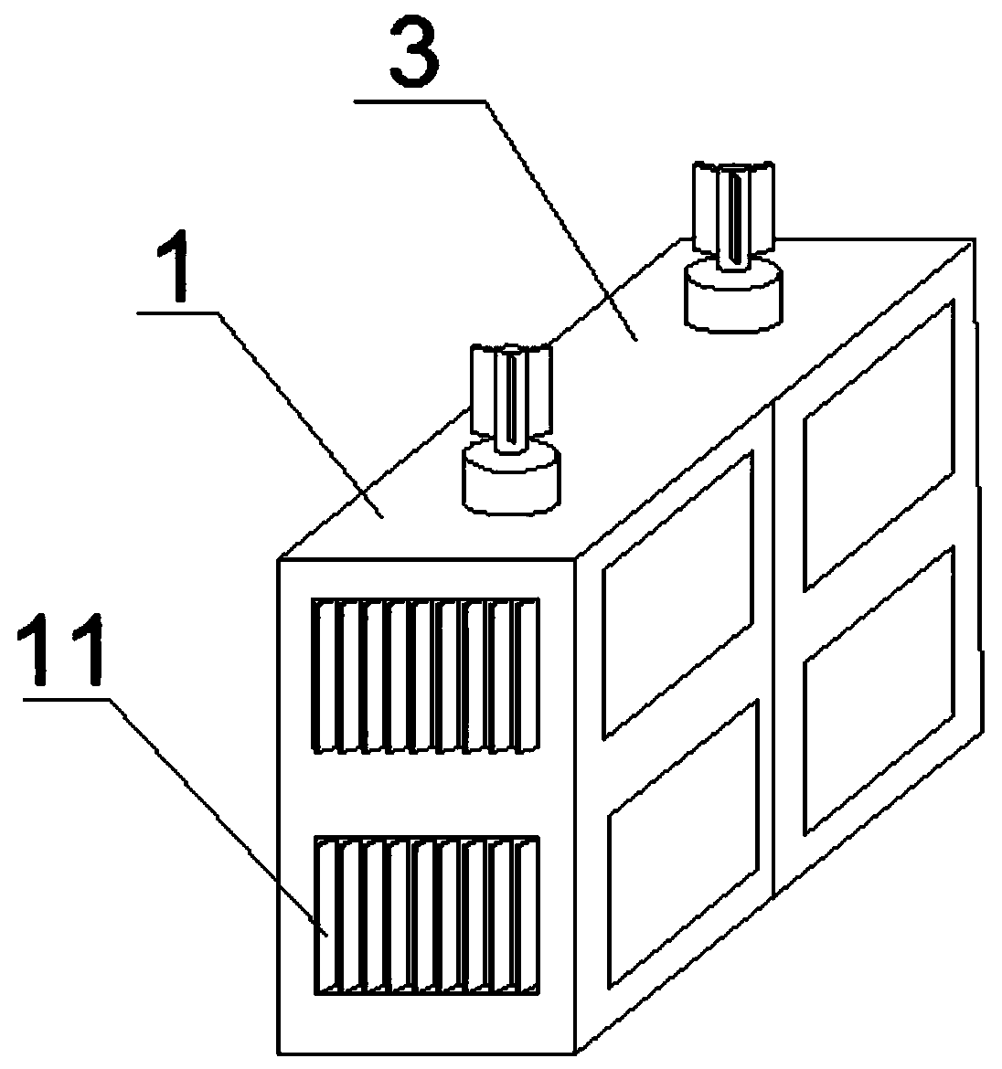 Natural ventilation system for controlling honeycomb box and control method of system