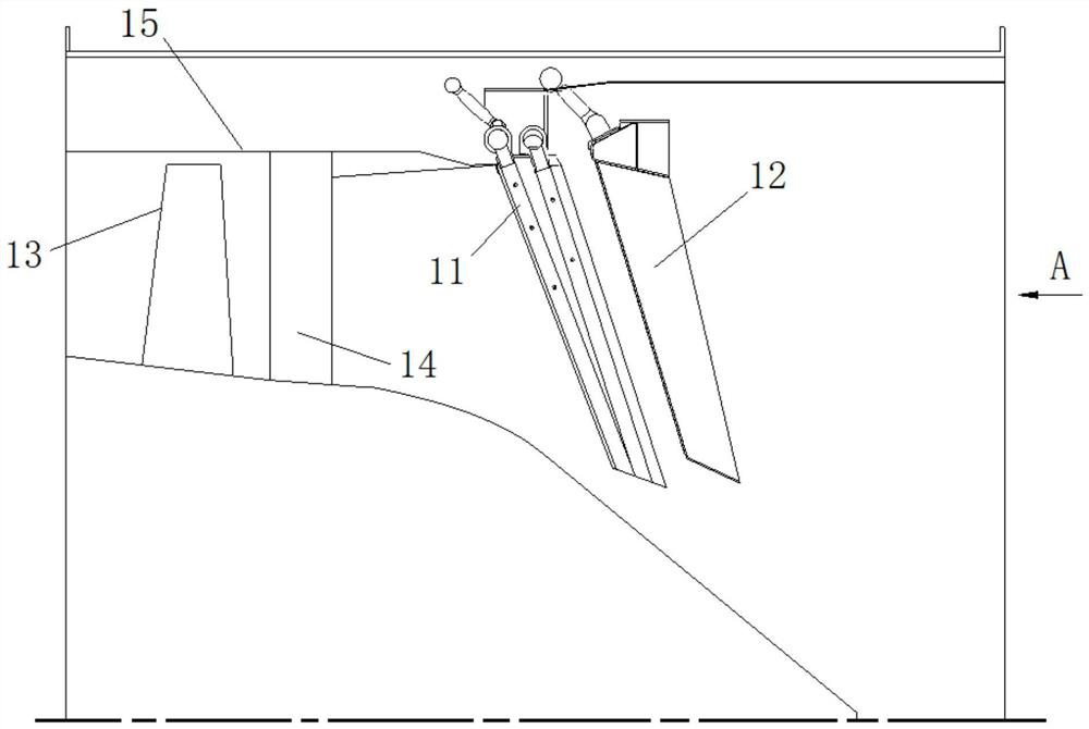 Air-cooling shielding integrated afterburner