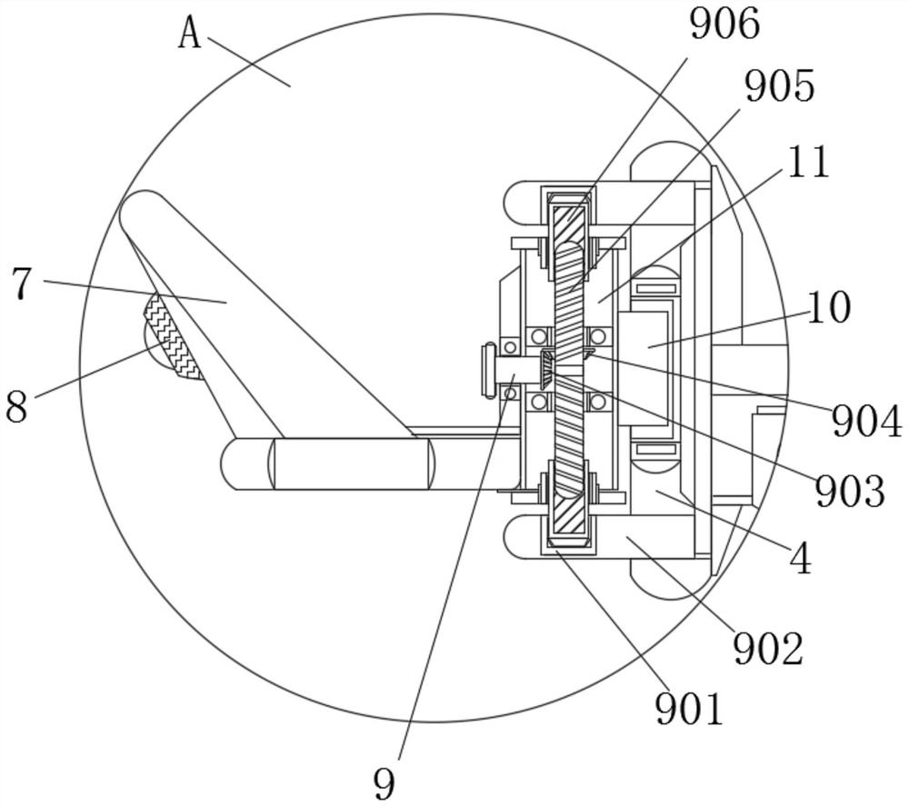 Pipe pile core digging machine