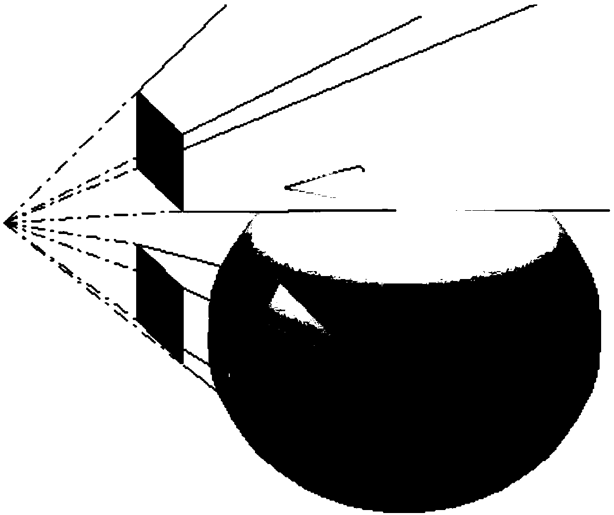 A simple matching ray launching method based on weighted reception