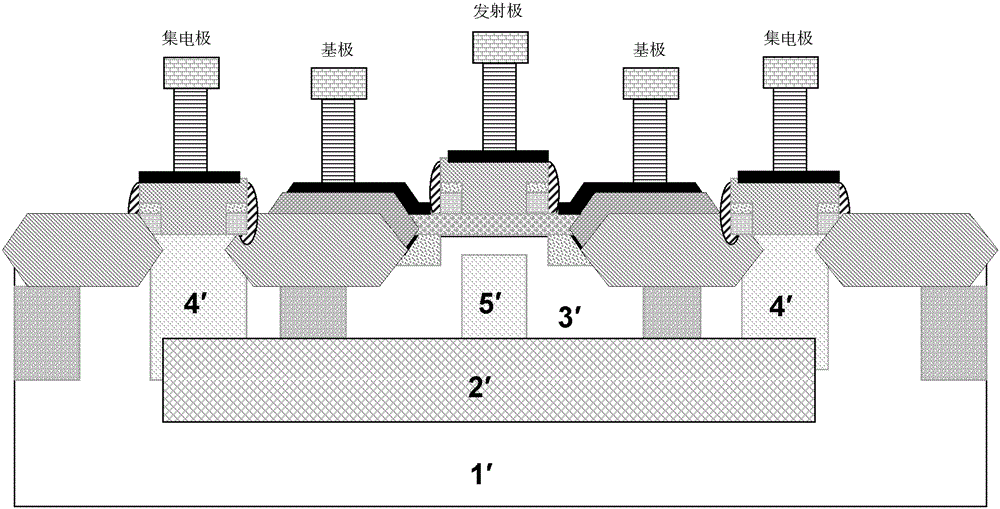 SiGe hbt single tube structure, its manufacturing method and SiGe hbt multi-finger structure